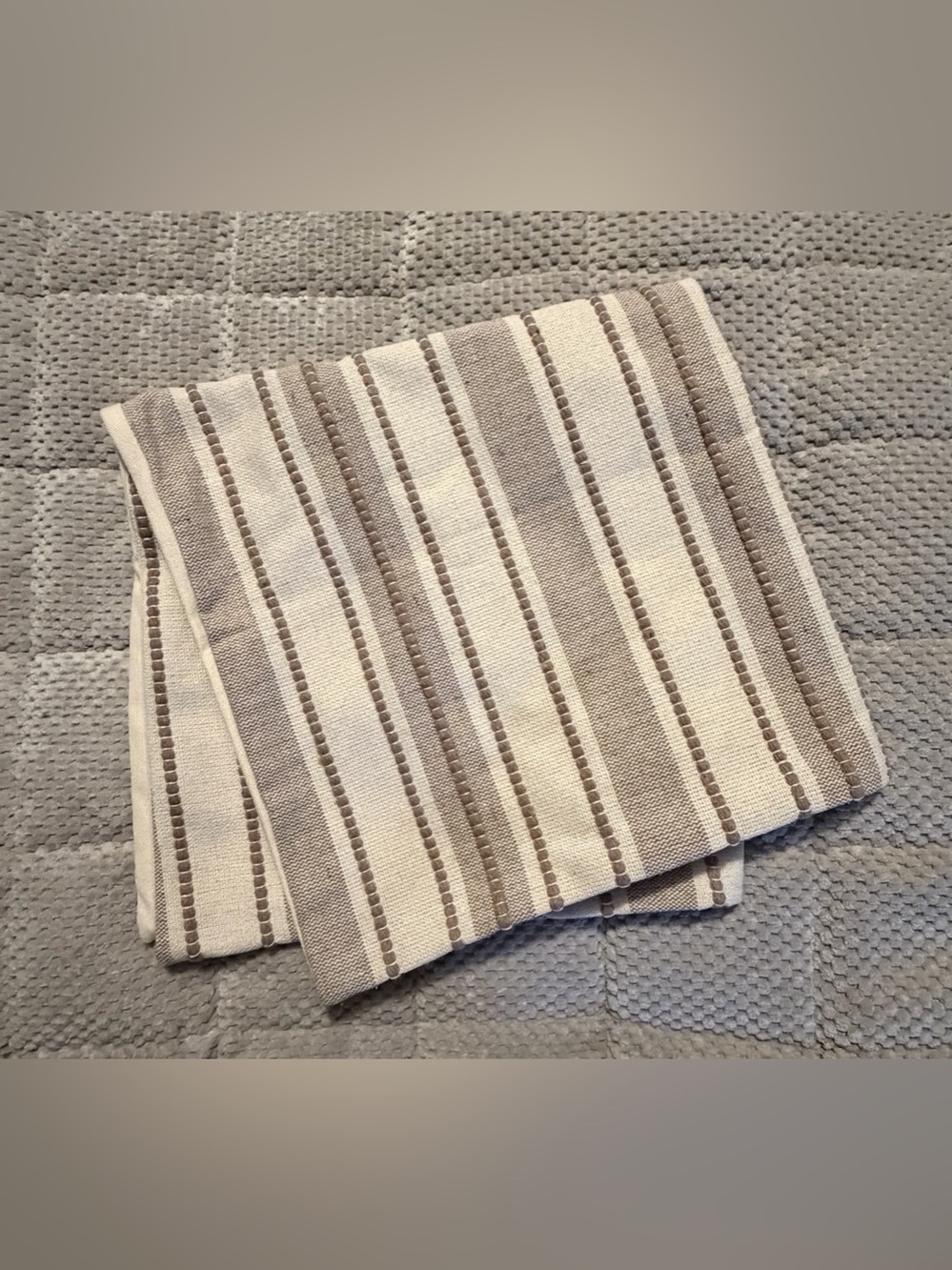 24”x24” Large Woven Pillow Cover NEW